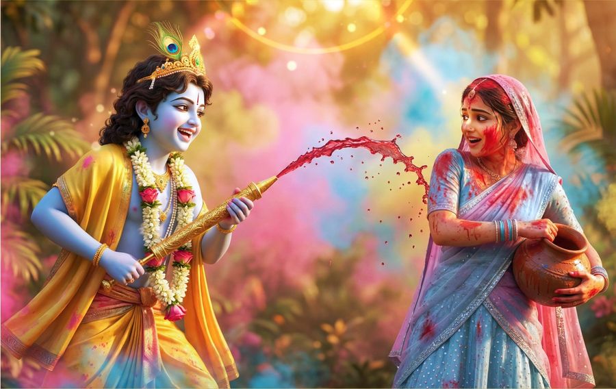Beyond Colour & Festivity — The Soul of Holi as Revealed by Jagadguru Shri Kripalu Ji Maharaj